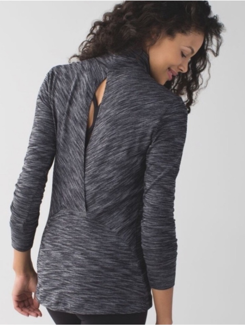Lululemon Athletica Charcoal Long Sleeve Turtleneck